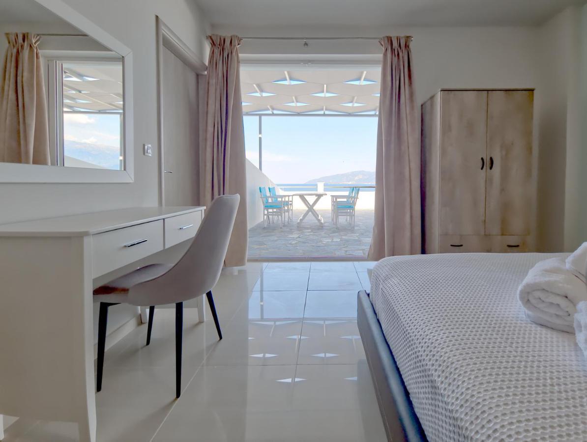 Epipleon Luxury Suites -105- Δωμάτιο 35Τμ Με Βεράντα 35Τμ Μπροστά Στη Θάλασσα Nafpaktos Extérieur photo